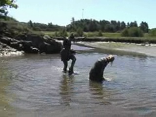 girls bathing in mud.